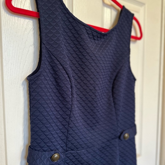 ModCloth Sixties Signature Shift Dress- Navy-Size Medium - Picture 1 of 5